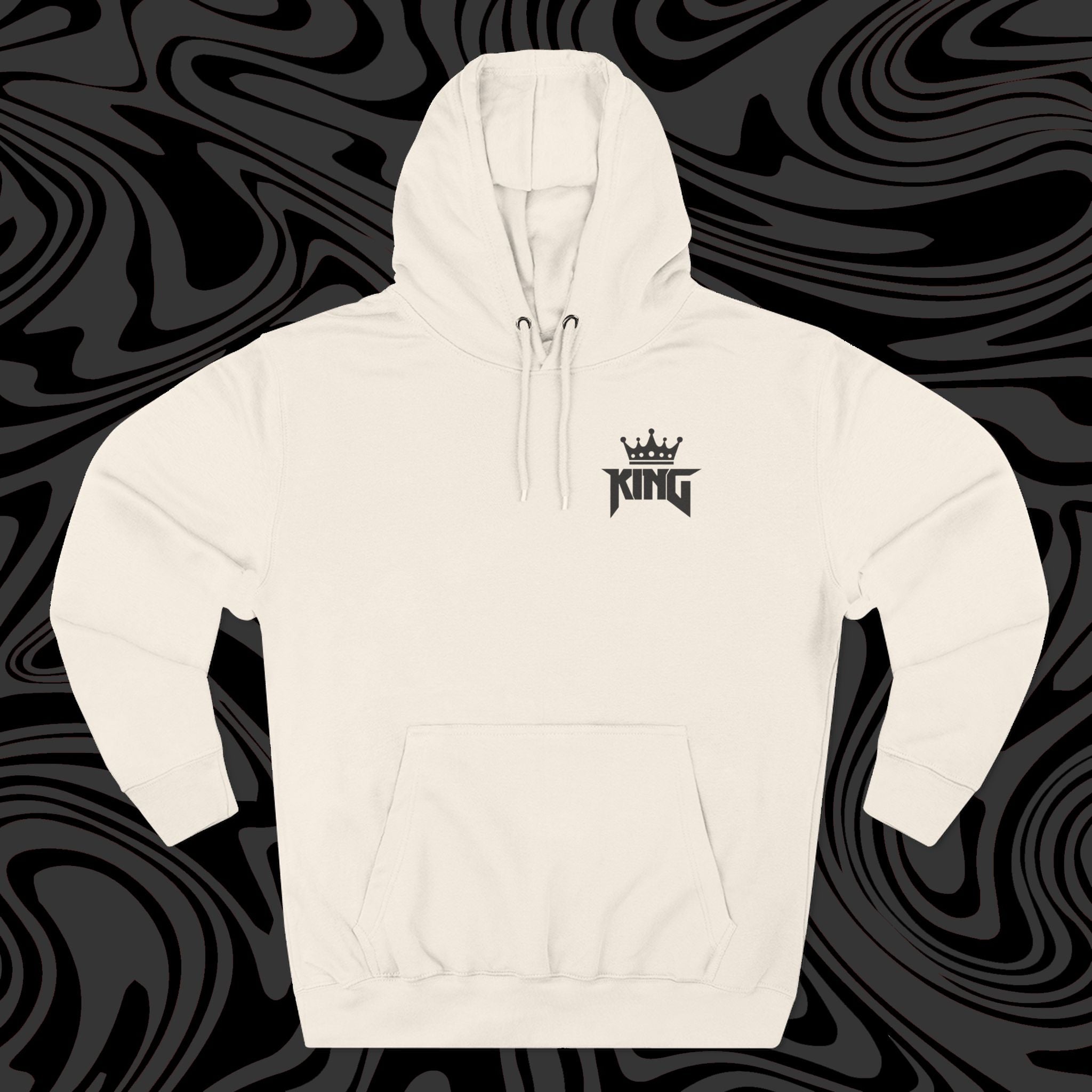 King Fleece Hoodie - Plain Design