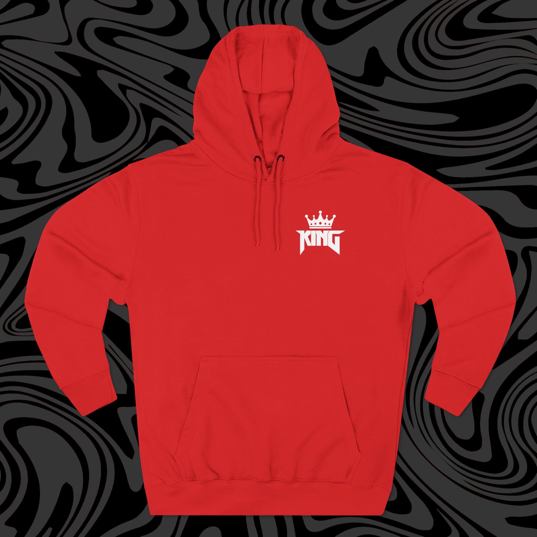 King Fleece Hoodie - Plain Design