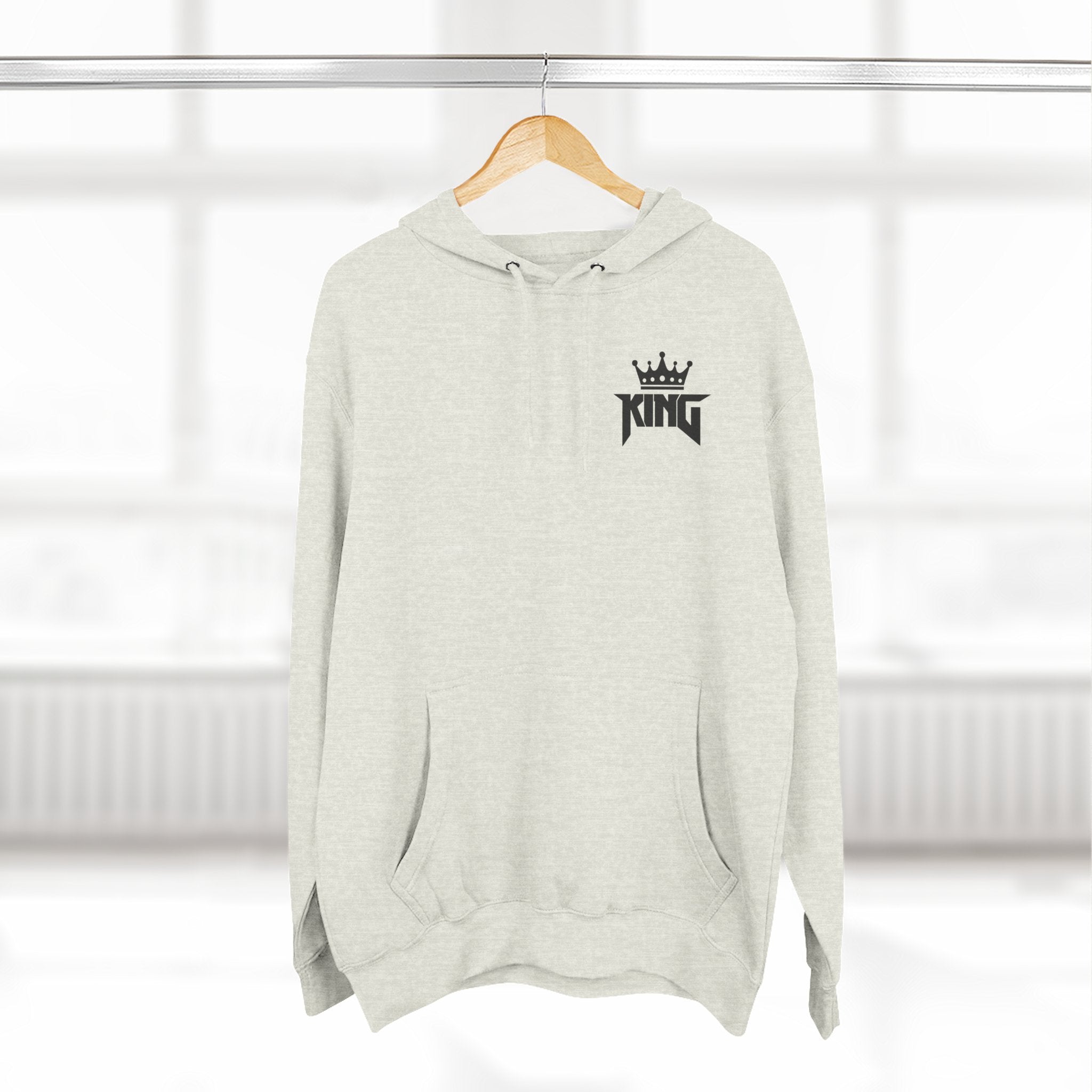 King Fleece Hoodie - Plain Design