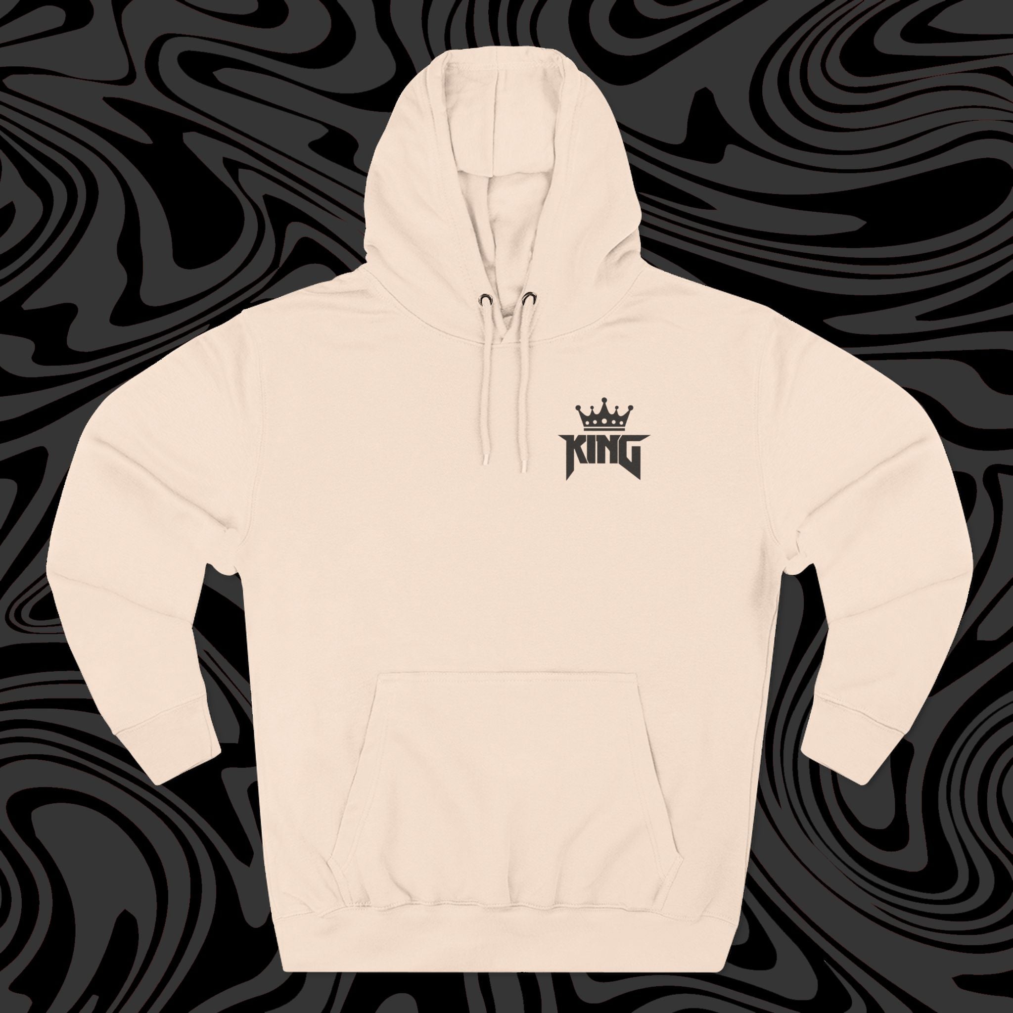 King Fleece Hoodie - Plain Design