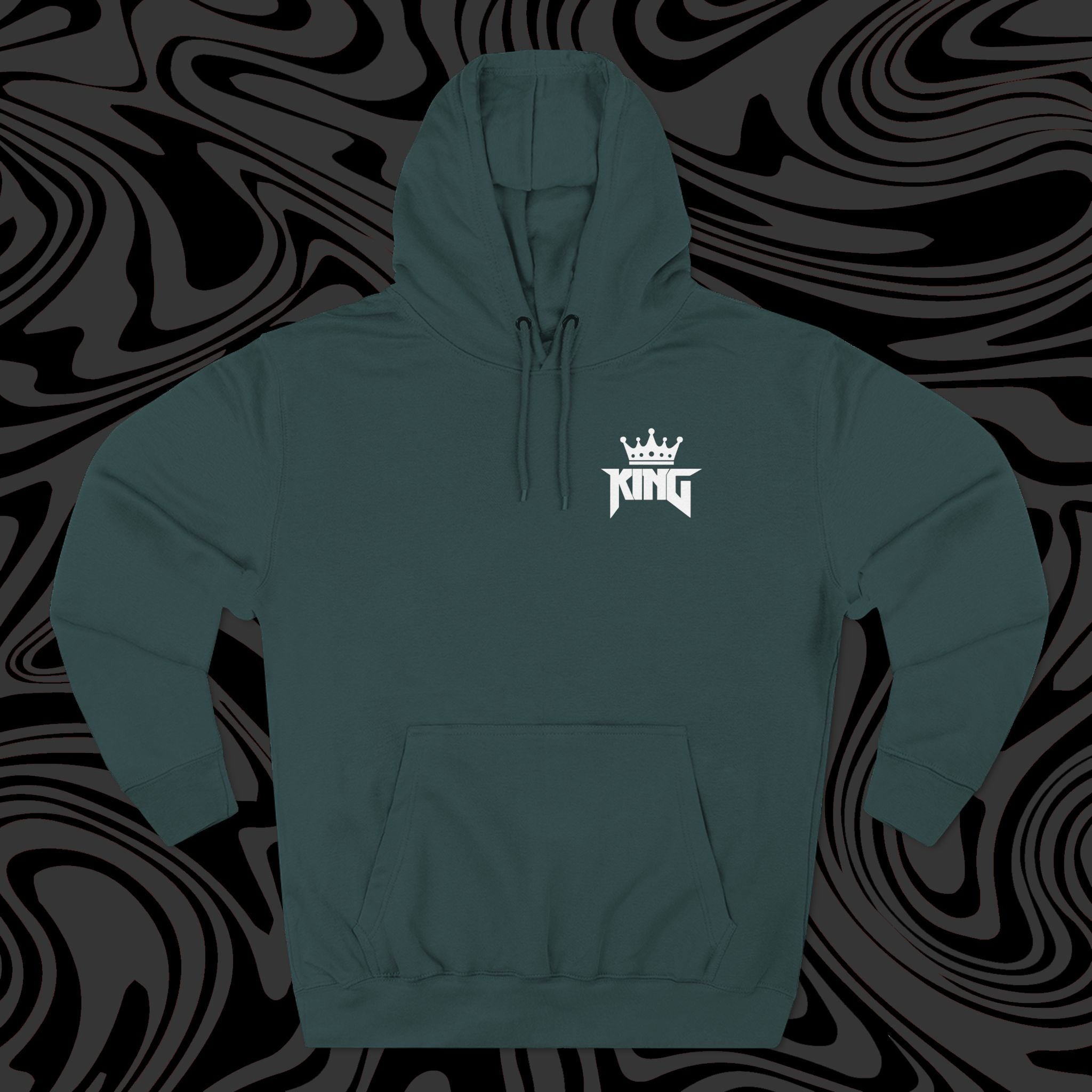 King Fleece Hoodie - Plain Design