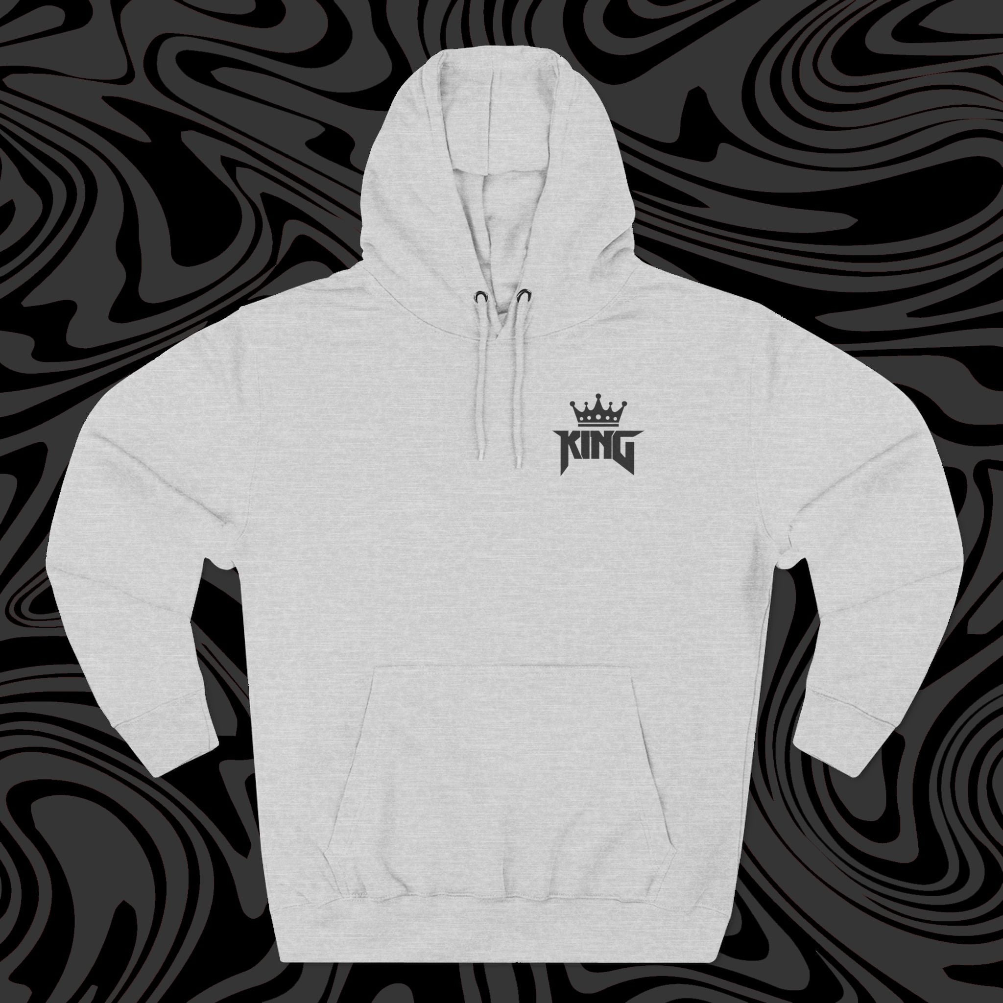 King Fleece Hoodie - Plain Design