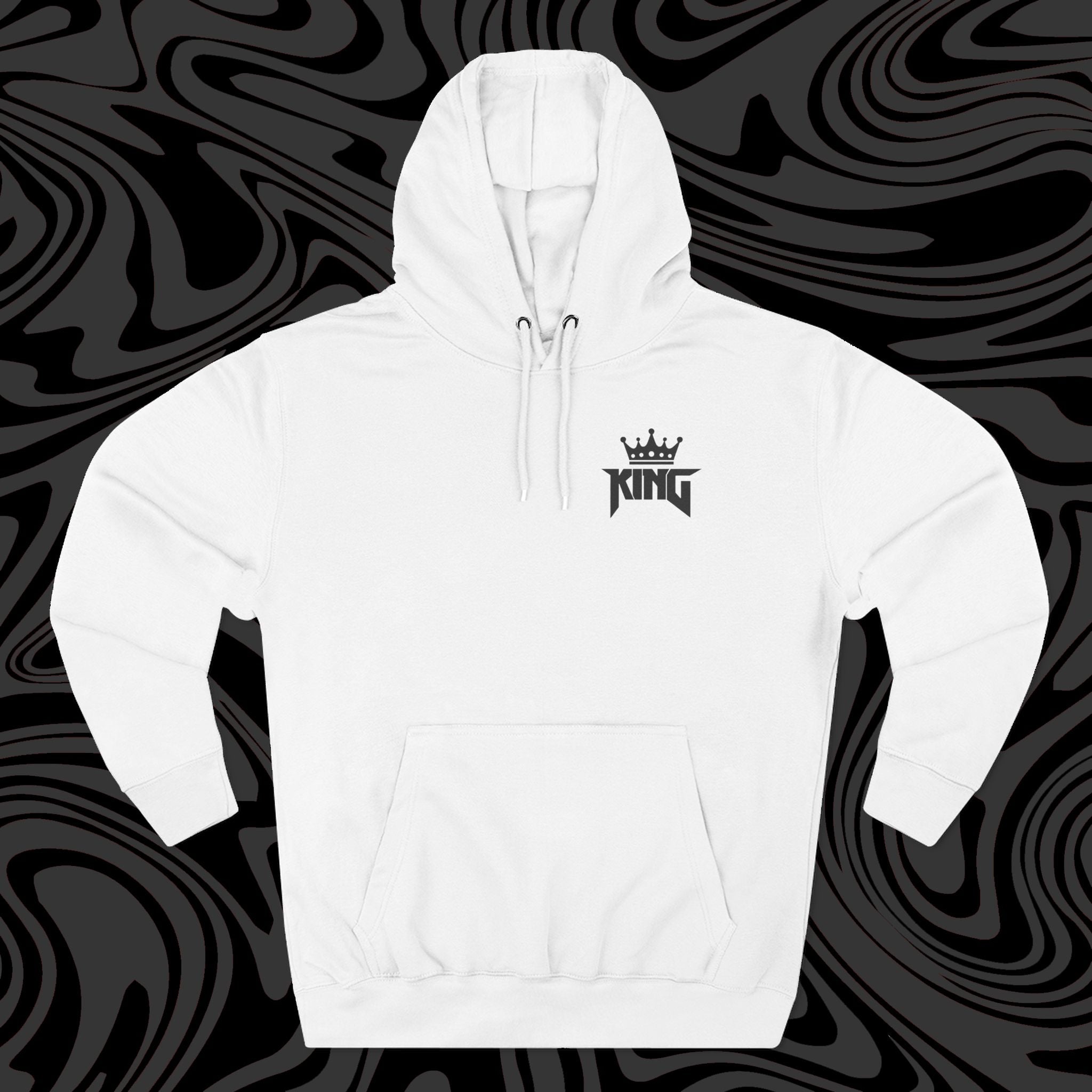 King Fleece Hoodie - Plain Design