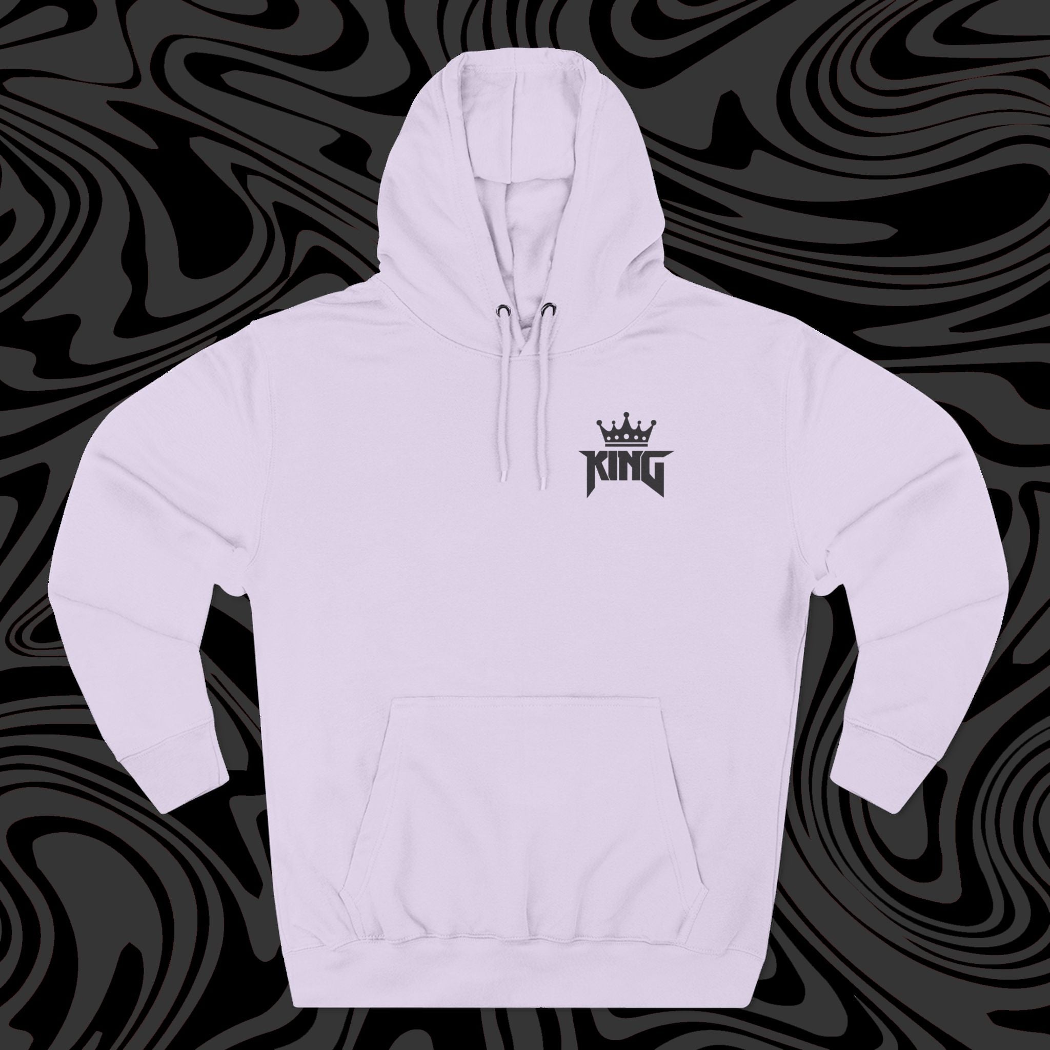 King Fleece Hoodie - Plain Design