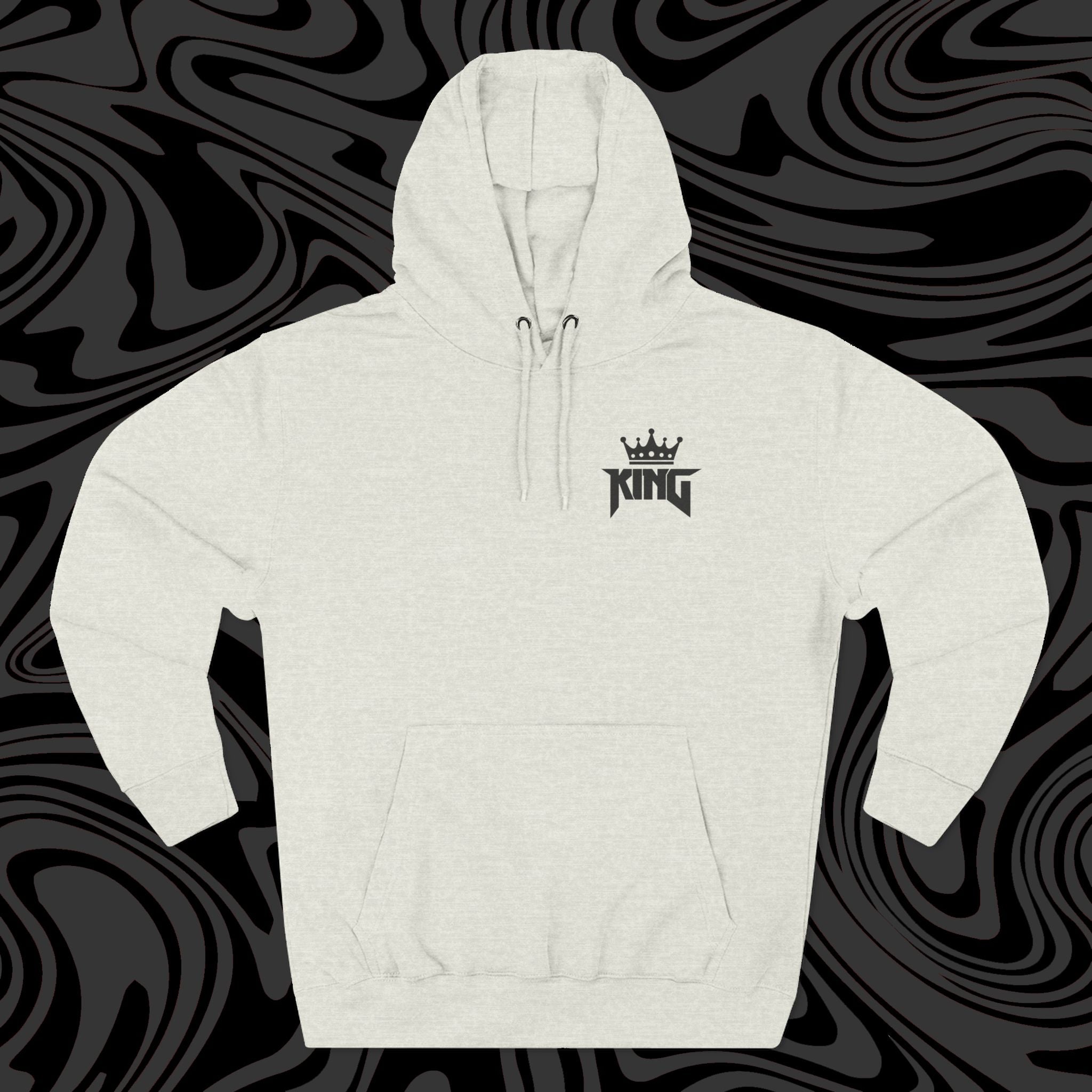 King Fleece Hoodie - Plain Design